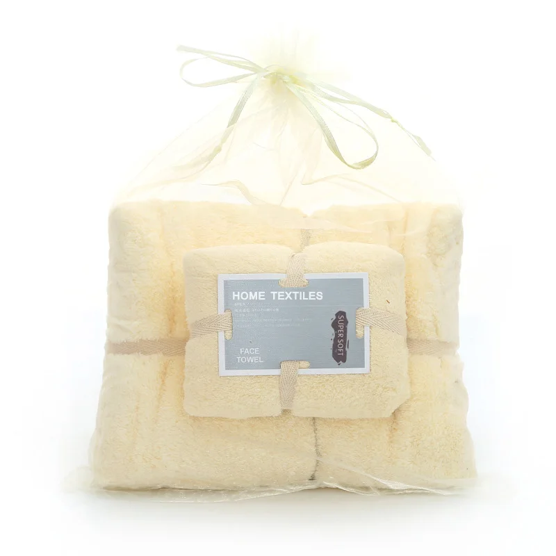 2Pcs/Set Soft Comfortable Microfiber Towel Coral Fleece Bath Towels Water Absorption Face Towel For Shower Bathroom Accessories - Цвет: as show