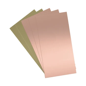

uxcell 5pcs 250x130mm Single-Sided Copper Clad Laminate PCB Circuit Bakelite Board 1.5mm Thickness DIY Prototyping PCB Board