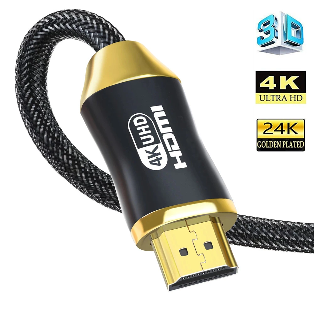 Cable HDMI-HDMI 2.0 Ultra HD 4k 60fps 18gbps 3 Metros