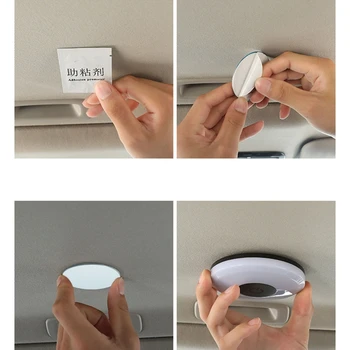 

2020 New Car Three-color Switchable Reading Light Auto Interior Light Roof Magnet Lamp