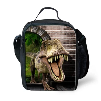 

HYCOOL Lunch Bag for Kids Women Dinosaur Print Outdoor Working Dinner Lunchbag School Student Camping Travel Food Pouch Bags