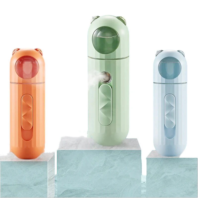 CkeyiN Portable Mini Nano Facial Mist Bottle Rechargeable Moisturizing