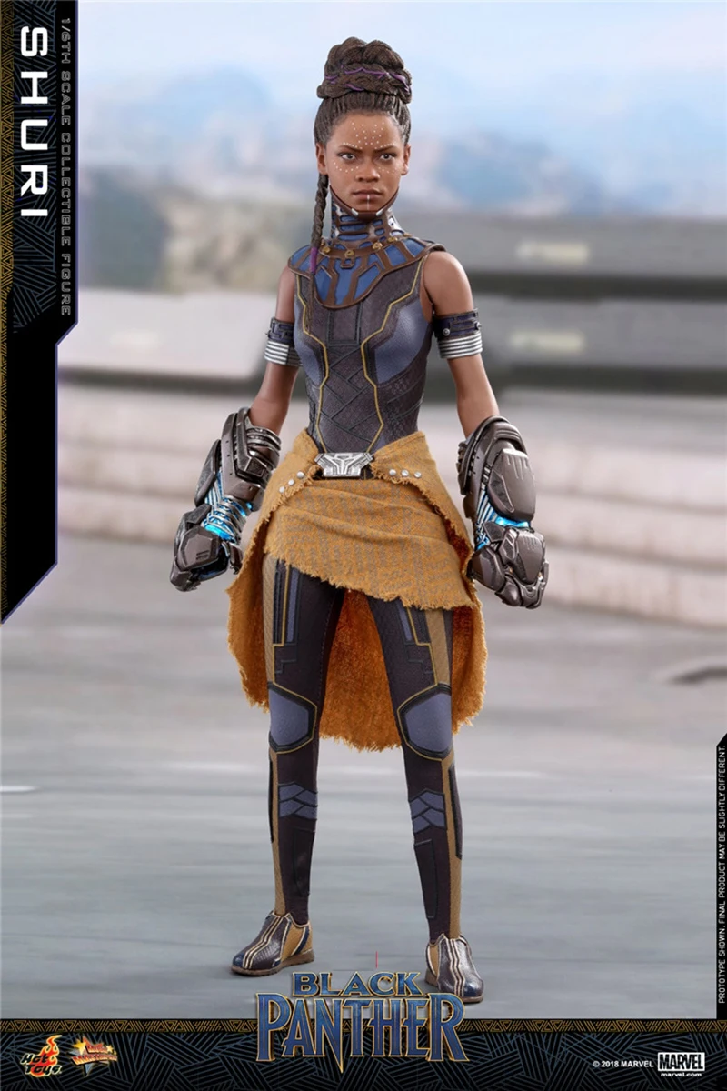 Горячие игрушки MMS501 Черная пантера 1/6 масштаб Shuri Коллекционная фигурка для коллекции полный набор фигурка