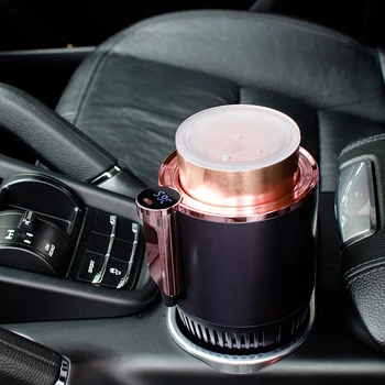 

DC 12V Car Heating Cooling Cup 2-in-1 Car Office Cup Warmer Cooler Smart Car Cup Mug Holder Drinks Holders For Car Office Home