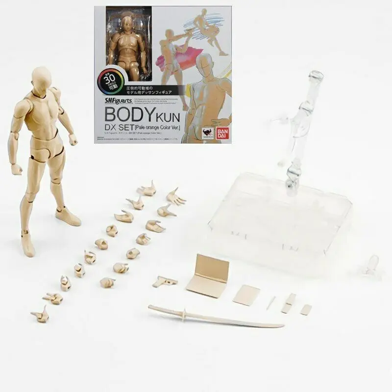 US Drawing Figures For Artists Action Figure Model Human Mannequin Man Woman Kit 