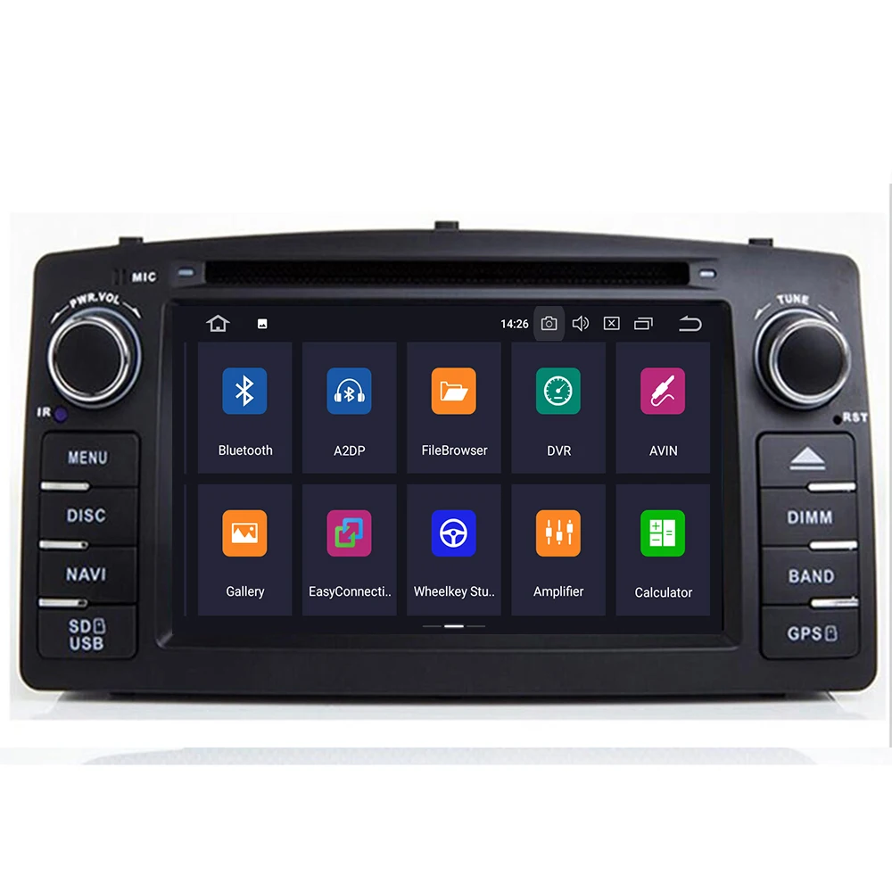 2 Din Android 10GPS Radio Car Multimedia For Toyota Corolla E120 BYD F3 2001 2002 2003 2004 2005 2006Head Unit StereoNavigation |