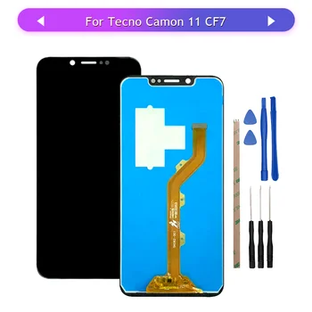 

5pcs Tested 6.2''Full Lcd For Tecno Camon 11 CF7 LCD Display Touch Screen Digitizer Panel Assembly Replacement Screen with tools