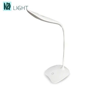 

Flexible Gooseneck Rechargeable Desk Table Light 3 Level Brightness Touch Control Kids Studying Reading Portable Foldable Lamp