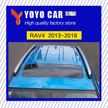 

Hot sale High quality Aluminium alloy screw install side rail bar roof rack for RAV-4 RAV4 2013 2014 2015 2016 2017 2018