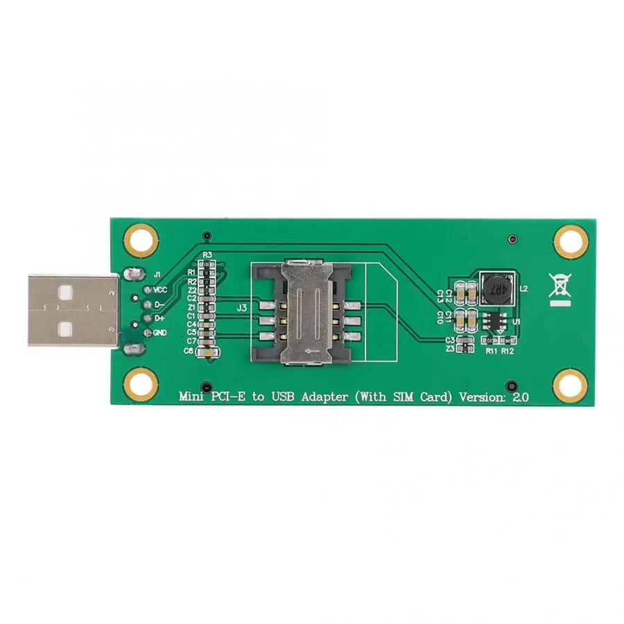 AA Mini PCI-E для USB Riser Card для WWAN тестовый адаптер карта 3g/4G модуль с sim-картой