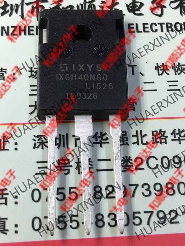 10 шт./лот, новое и оригинальное IXGH40N60 TO-247 IGBT 600V 40A