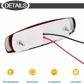 

Waterproof Side Marker Clearance Light Trucks Trailers Travel trailer Boat trailer Van Caravan