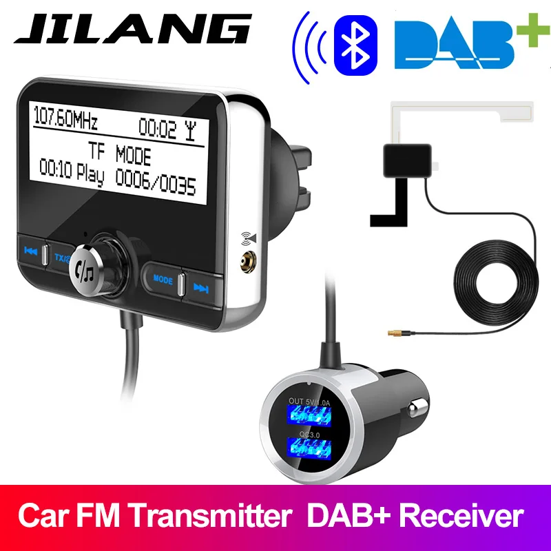 Универсальный автомобильный радиоприемник DAB тюнер fm передатчик адаптер Plug and Play