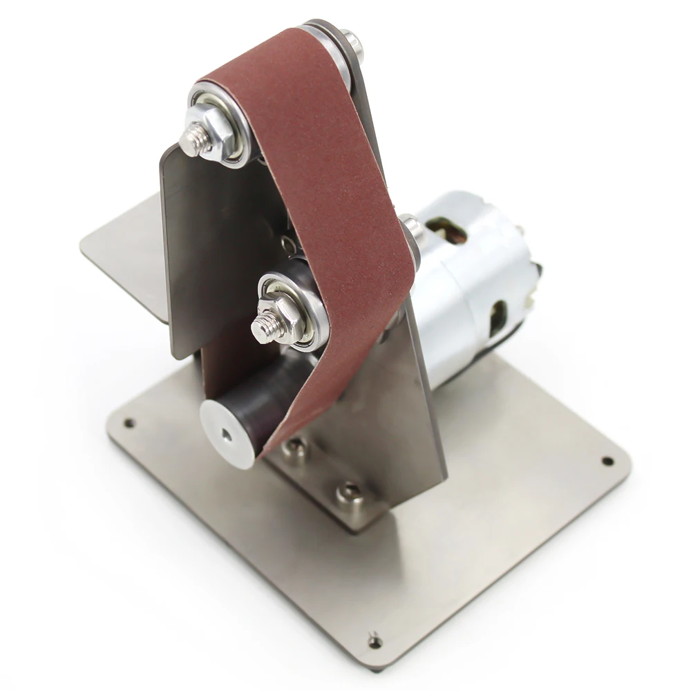 

Vertical Electric Angle Grinder Belt Sander Mini Fixed Angle Sharpener Table Cutting Edge Machine Metal Wood Sanding Belt