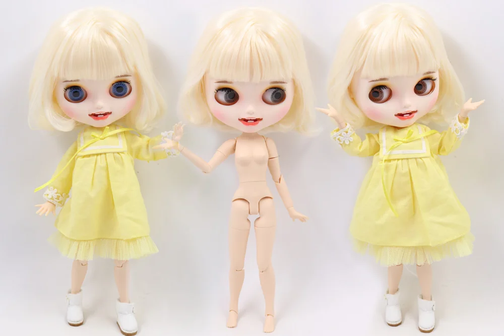 ICY Blyth кукла на заказ с руками Набор для тела Новая Улыбка Рот матовое лицо 1/6 игрушки BJD DIY модные куклы подарок для девочки специальное предложение