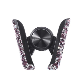 

Universal Car Phone Holder Air Vent Adjustable Phone Holder (Purple)