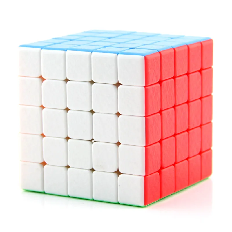 Stickerless Высококачественный магический куб ShengShou, 5x5x5, скоростная головоломка, рождественский подарок, идеи, детские игрушки для детей - Цвет: Stickerless
