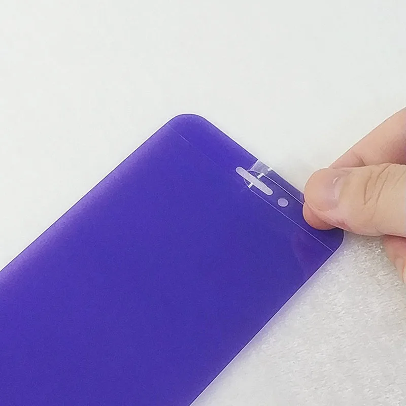 Синяя Гидрогелевая пленка для OPPO R9S R9 R11S R11 plus R17 R15 мягкая Взрывозащищенная