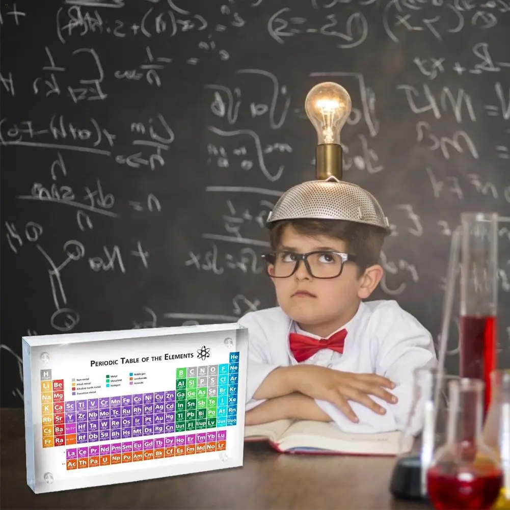  Acrylic Periodic Table Display Kids Teaching School Day Teacher's Day Birthday Gifts Periodic Table - 4000065243179