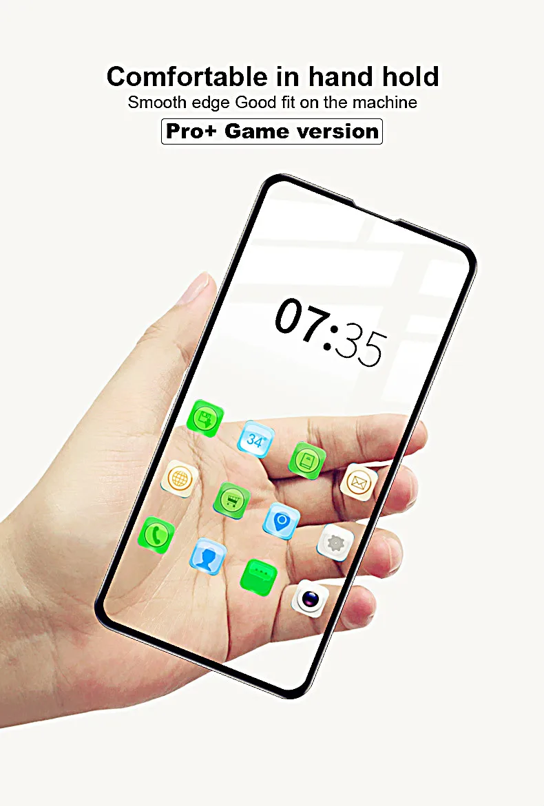 Imak Pro+ игровая серия чувствительный сенсорный полный чехол Гладкий Край Закаленное стекло для samsung Galaxy S10e с полным адсорбированием клея