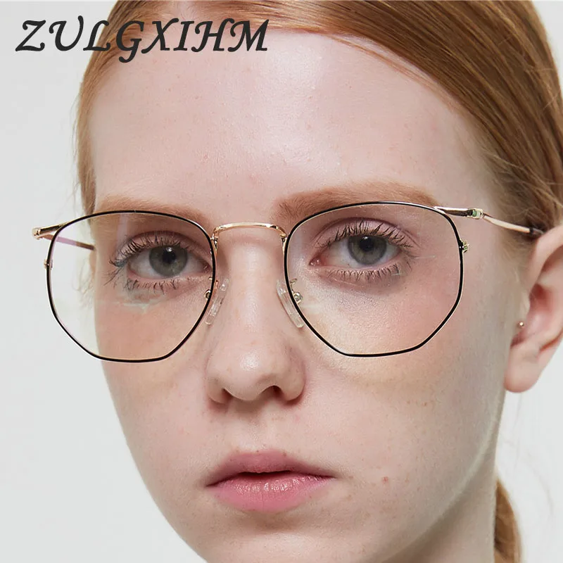 

Vintage Round Cat Eye Myopia Glasses Frame Women Optical Eyewear Frame Transparent Clear Lens