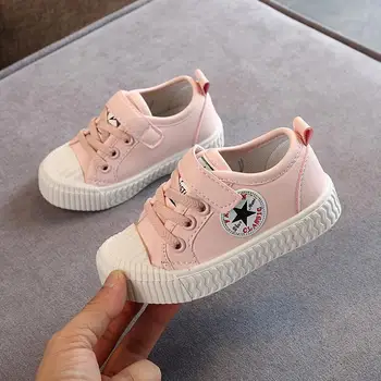 

New Baby Shoes Breathable Canvas Shoes 0-3 Years Old Boys Shoes 3 Color Comfortable Girls Baby Sneakers Kids Toddler Shoes