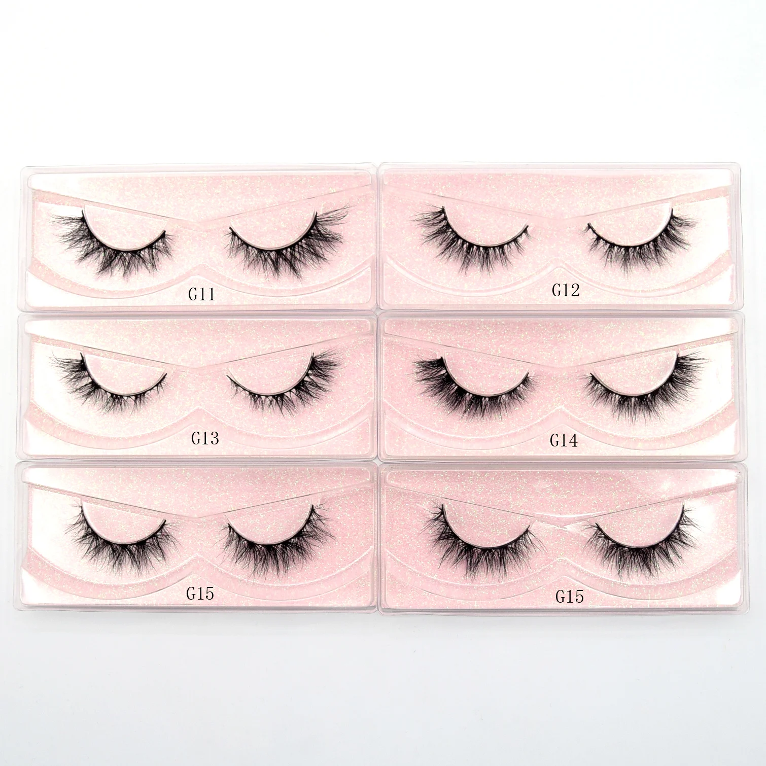 Visofree Lashes 10-13mm Mink Lashes Natural Soft Wispy Eyelashes Cruelty Free Mink Eyelashes Makeup Faux Cils False Eyelashes