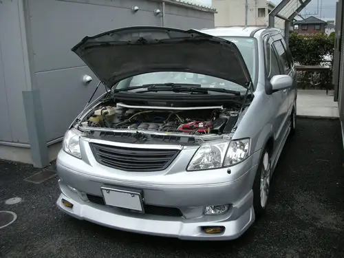 Передняя крышка капота для Mazda MPV LW3W 1999 2006 модифицированные газовые стойки