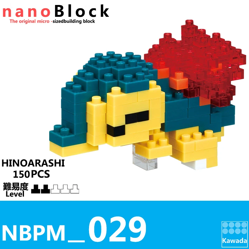 Nanoblock Pokemon Cyndaquil 150 Pcs Building Kit NBPM-029 In stock