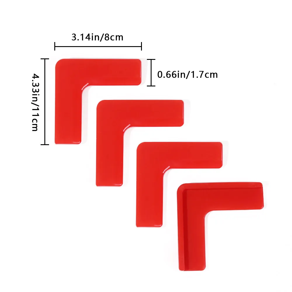Table Corner Protector 4PCS Kids Window Table Desk Edge Protection Anti-collision Guards Baby Children Security Accessories