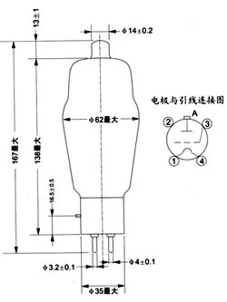 4 шт медицинских труб SHUGUANG 811A FU-811