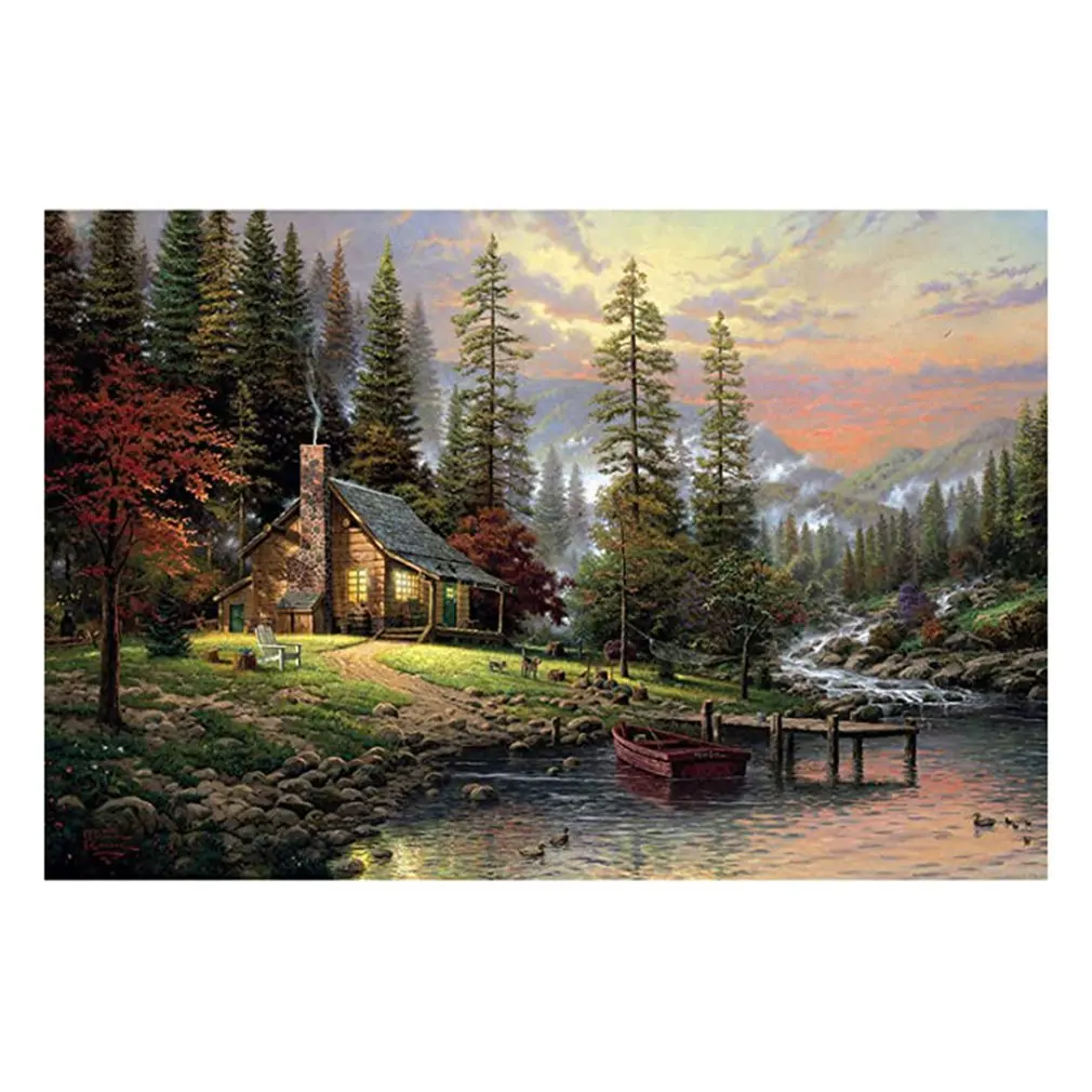 

DIY 5D Diamond Painting Full Round Diamond Embroidery Animal Landscape Art Kits Home Wall Decor Rhinestone Picture Cross Stitch