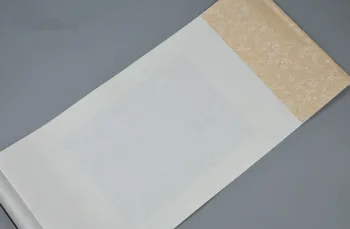 

Blank scroll A4 size hard pen calligraphy paper mounting parts pen characters for competition display