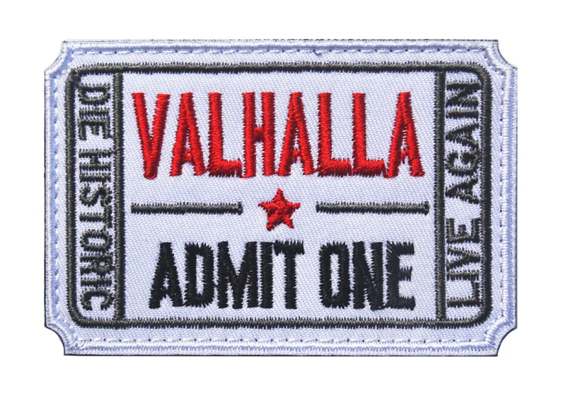 Вышитые нашивки Valhalla тактические в стиле Викинга значки мы верим аппликации