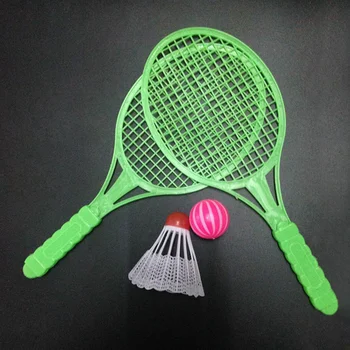 

Novelty Kid Baby Outdoor Sport Badminton Tennis Rackets Set Parent-child Sport Educational Toys Random Color