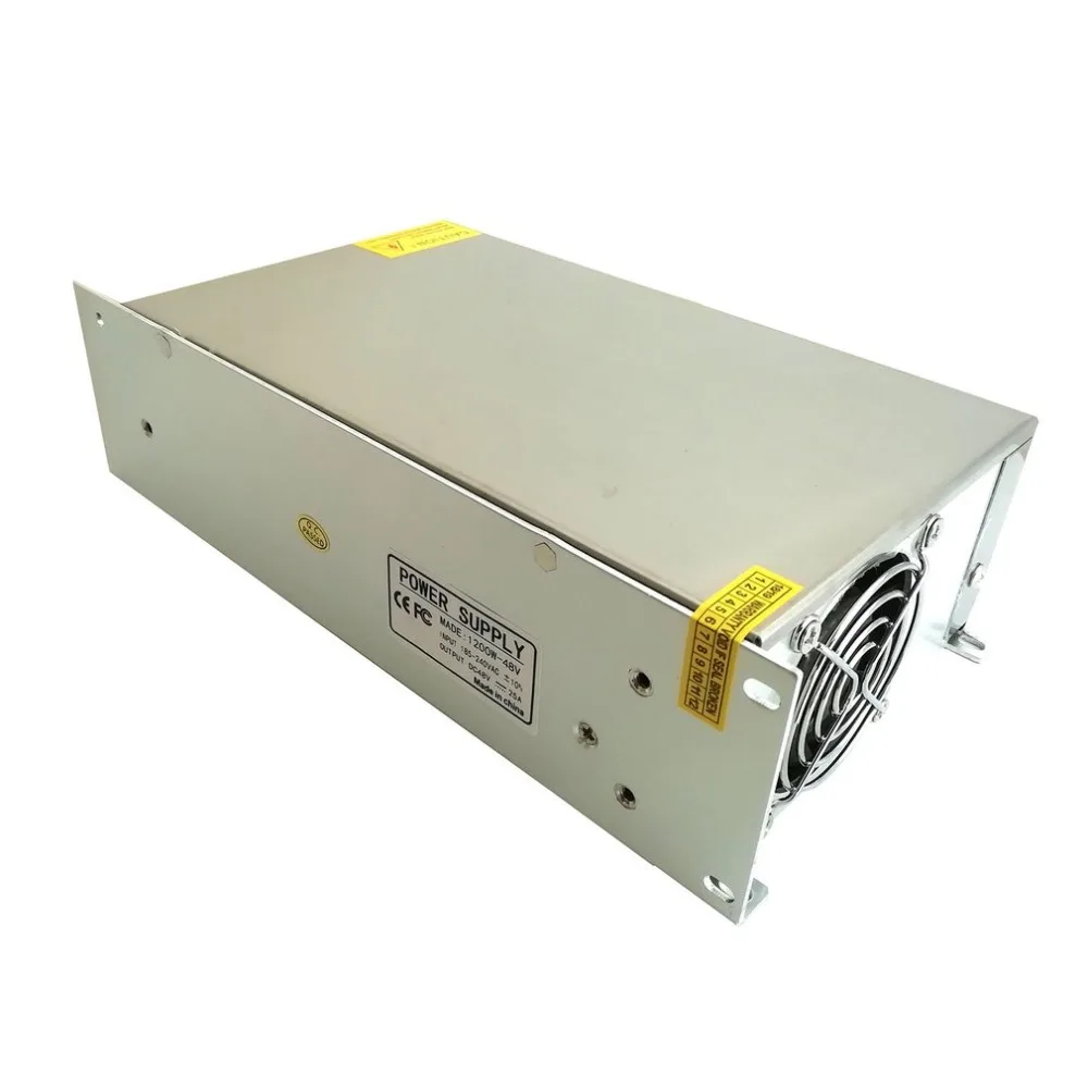 12V 1200W импульсный источник Питание освещения Трансформатор переменного тока выключатель питания постоянного тока адаптер для камеры видеонаблюдения