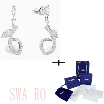 

SWA 2020 New Fashion High-quality Color Design Of Perforated Leaf Earrings Is The Most Exquisite Charming Gift For Women's