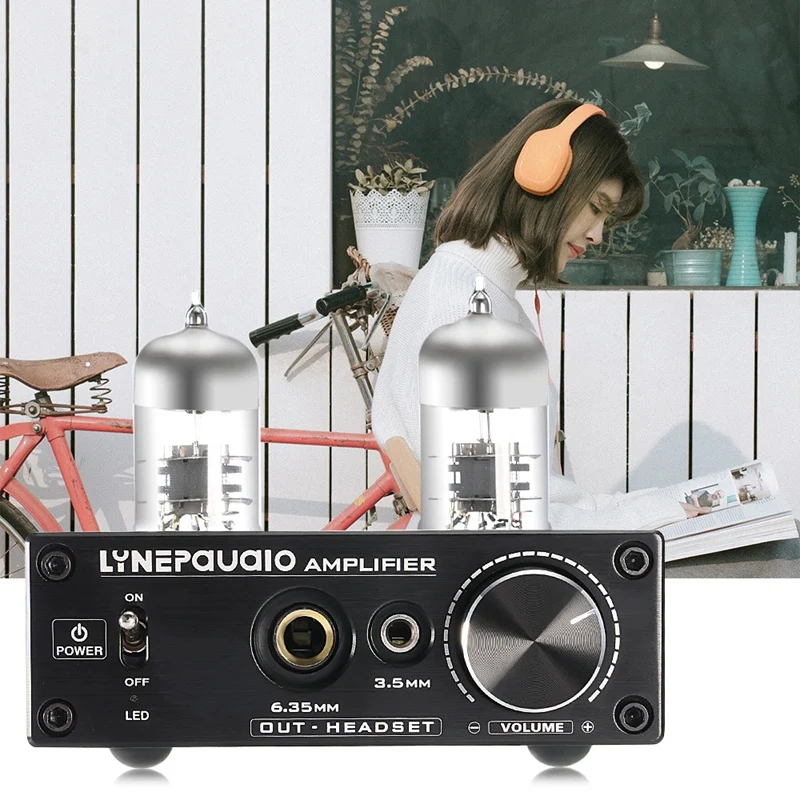 Linepaudio A962 6J9 мини усилитель вакуумной трубки Usb Asio звуковая карта сигнал усилитель с Usb звуковая карта Функция