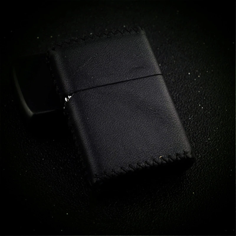 Винтажный кожаный чехол для зажигалки мужской карман Zippo Ordinary Plane Kerosene Machine