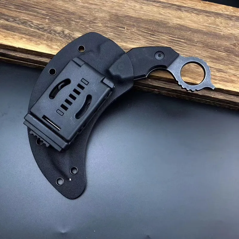 HS инструменты на открытом воздухе тактический нож Karambit кемпинг выживания Охота коготь ножи многоцелевой инструменты D2 лезвие охотника ножи