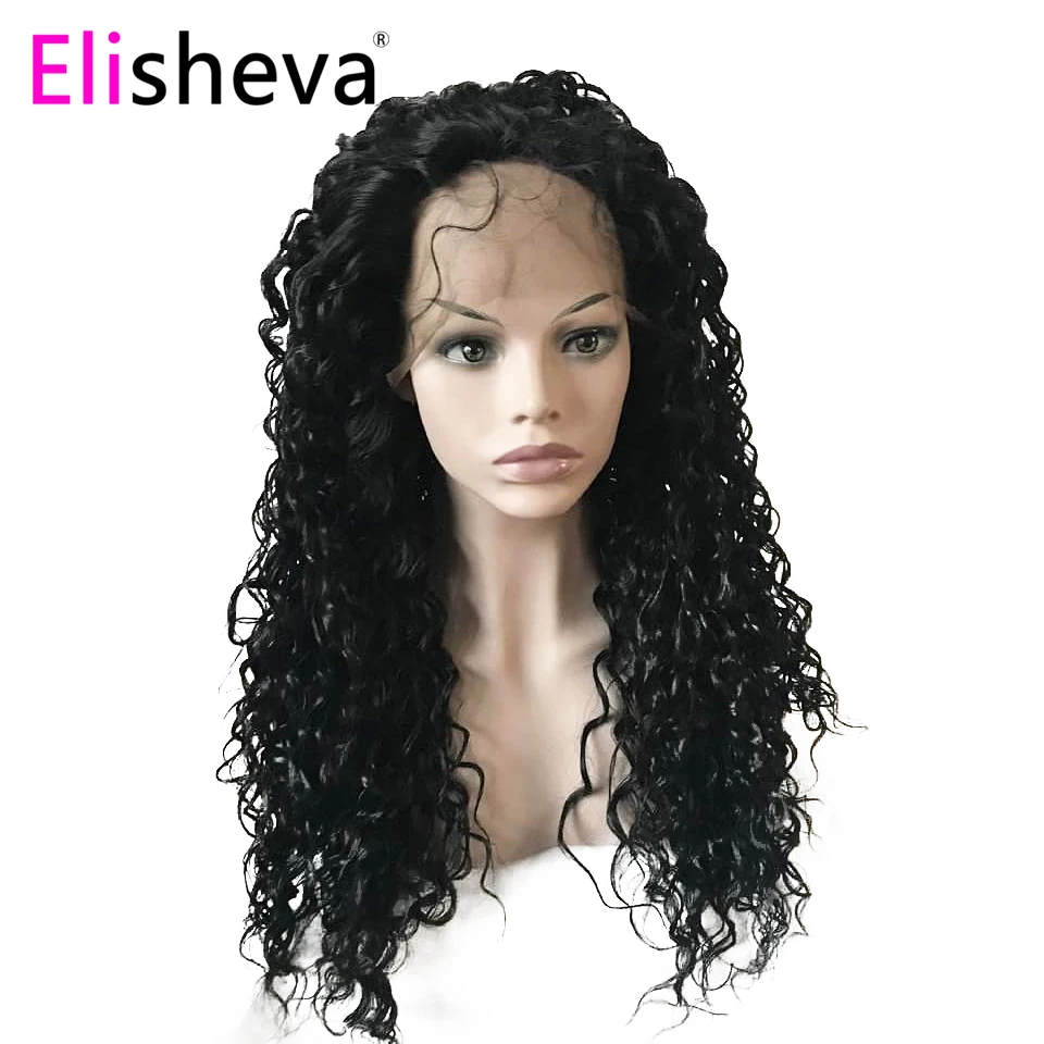 13x6 кудрявый парик длинные волосы на кружеве человеческие парики натуральные Малазийские Волосы remy отбеленные узлы предварительно сорванные бесклеевой черный цвет глубокая часть