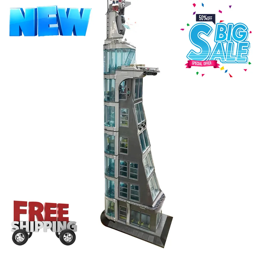 Конструктор MOC 55120 железная башня строительный блок для дома игрушки детей