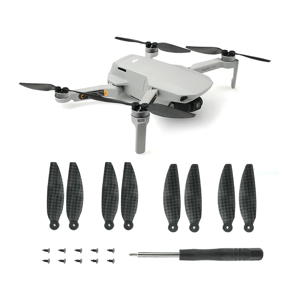 8 шт. пропеллеры из углеродного волокна для DJI Mavic|Пропеллеры| |
