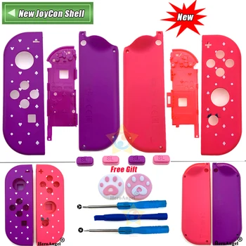 

Plastic R L Housing Shell Case Cover for Nintend Switch NS JoyCon Controller Replacement Repair Accessories with Button Set