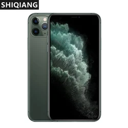 Б/у разблокированный оригинальный Apple iPhone 11 Pro Max сотовые телефоны 6,5 дюймов 4 + 64 Гб/256 ГБ 4 аппарат не привязан к оператору сотовой связи GPS и NFC ...