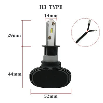 

Super bright led car headlights H3H4H7H8H9H11 far and near light bulbs modified laser integrated light for Peugeot BMW Audi