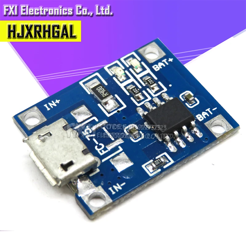 20pcs USB 5V 1A TP4056 модуль зарядного устройства литиевой батареи зарядная плата с