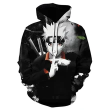 

Novelty Anime Kakashi Men's Women's Hoodie 3D Printing Pullover Hip Hop Casual Sportswear Sweatshirt Japanese Streetwear