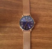 LIGE-reloj analógico de acero inoxidable para mujer, accesorio de pulsera de cuarzo resistente al agua con calendario, complemento informal ultrafino de marca de lujo con diseño moderno