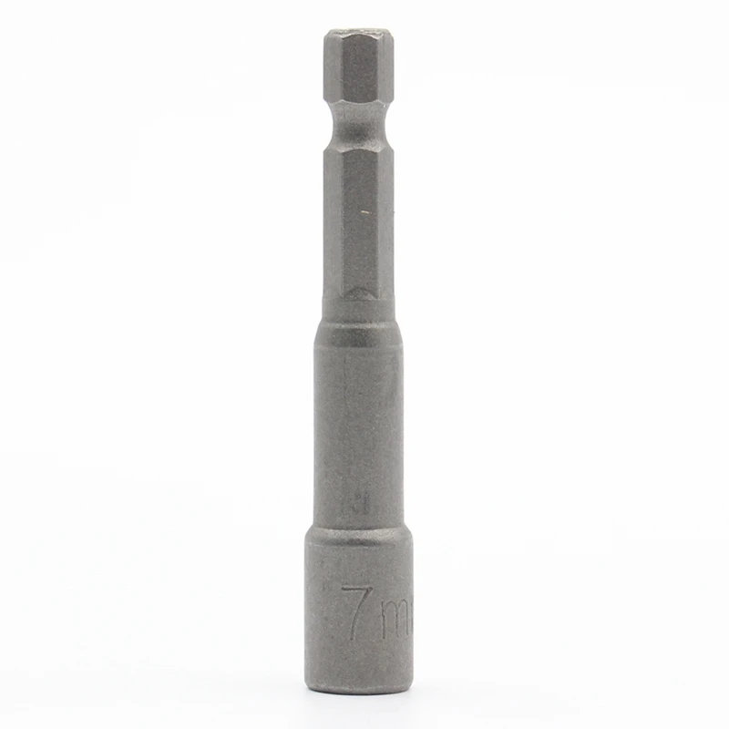 15 Pcs 5 Mm~19 Mm Professional Magnetic Nut Driver Set Metric Socket 1/4 Inch Hex Shank Impact Drill Bit Adapter For Power Tools